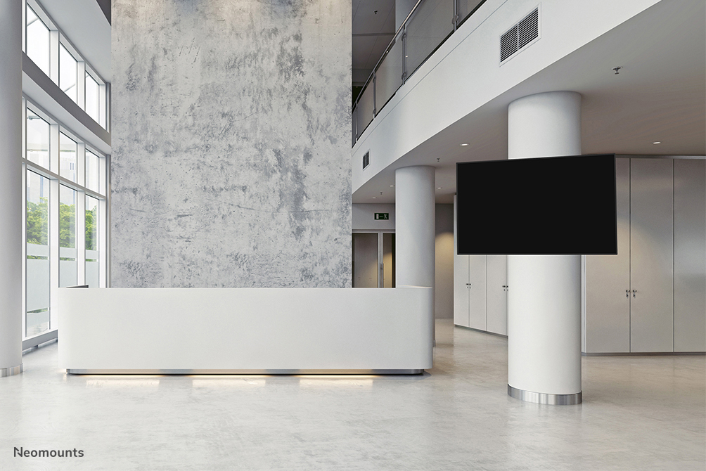 Neomounts WL30S-910BL16 Supporto TV per colonna 40-75" - fisso - bloccabile - diam. 25-100 cm - verticale